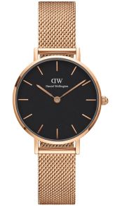 ADW00100217 Daniel Wellington Classic Petite 28mm Melrose Gold Black Rose Gold DW00100217