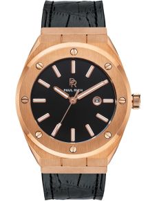 PR68-RoseBlack-BlackLeather Paul Rich Signature Ambassador's Rose Leather PR68