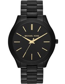 MK3221 Michael Kors Runway Slim Black/Gold MK3221