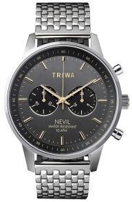Triwa Smoky Nevil Steel Brace NEST114-BR021212 Triwa Smoky Nevil Steel Brace NEST114-BR021212
