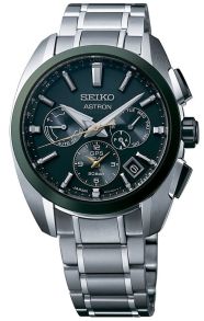 SSH071J1 Seiko Astron GPS Solar Limited Edition (2000 pieces worldwide) Green Guldfarvet Titanium SSH071J1
