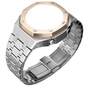 T26-P2-SSRG Unofficial Gen 4 Mod for CasiOak GA-2100 - Steel Case | Rosegold Steel Bezel With Screws | Steel Bracelet