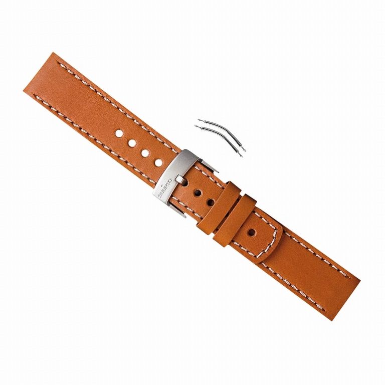 Suunto Elementum Ventus brown Leather Strap SS014825000 rip