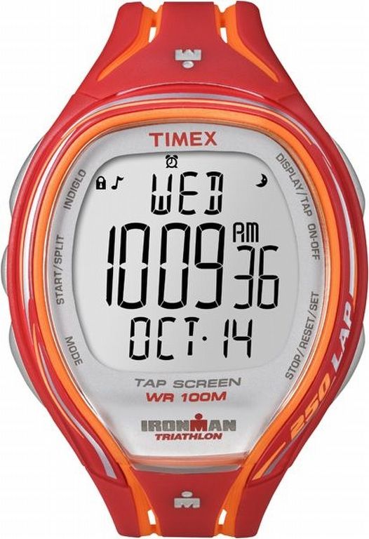 Timex Orologio unisex Ironman T300 da 42 mm, cinturino in silicone bianco, quadrante digitale, cassa bianca TW5M62500
