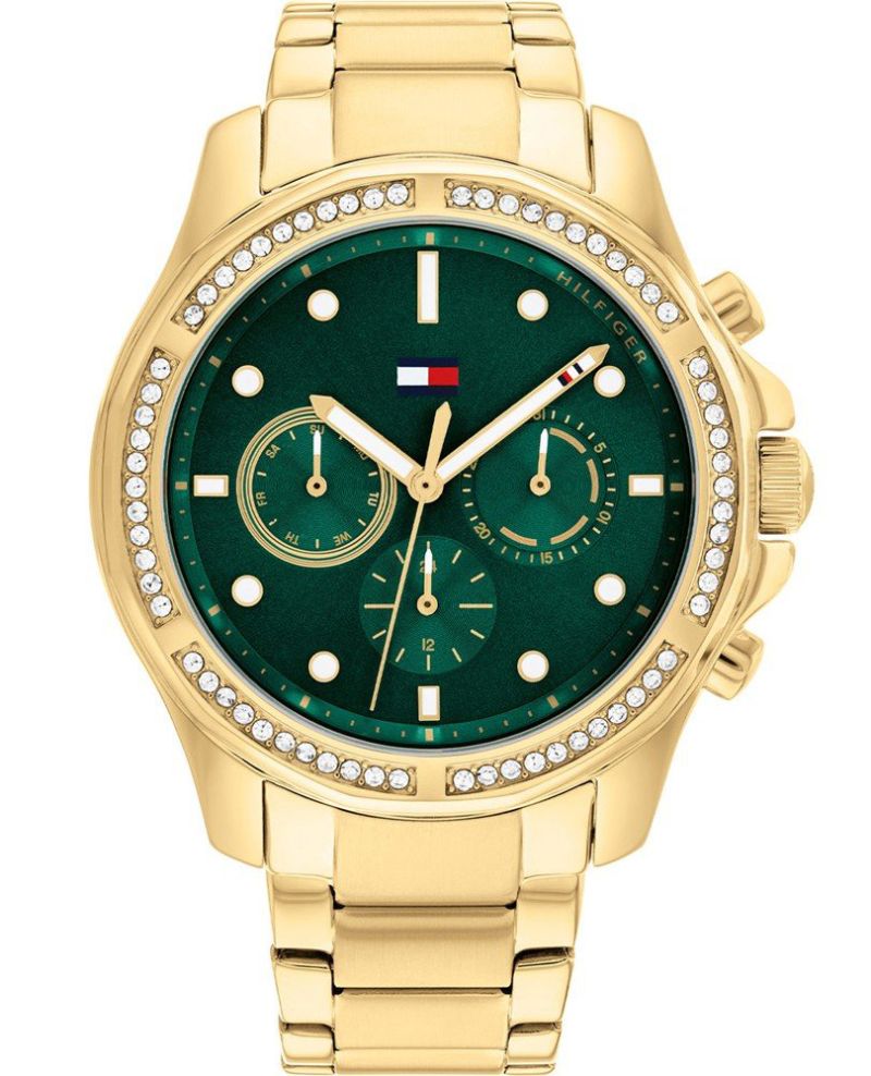 Tommy hilfiger brooklyn deals leather watch 40mm