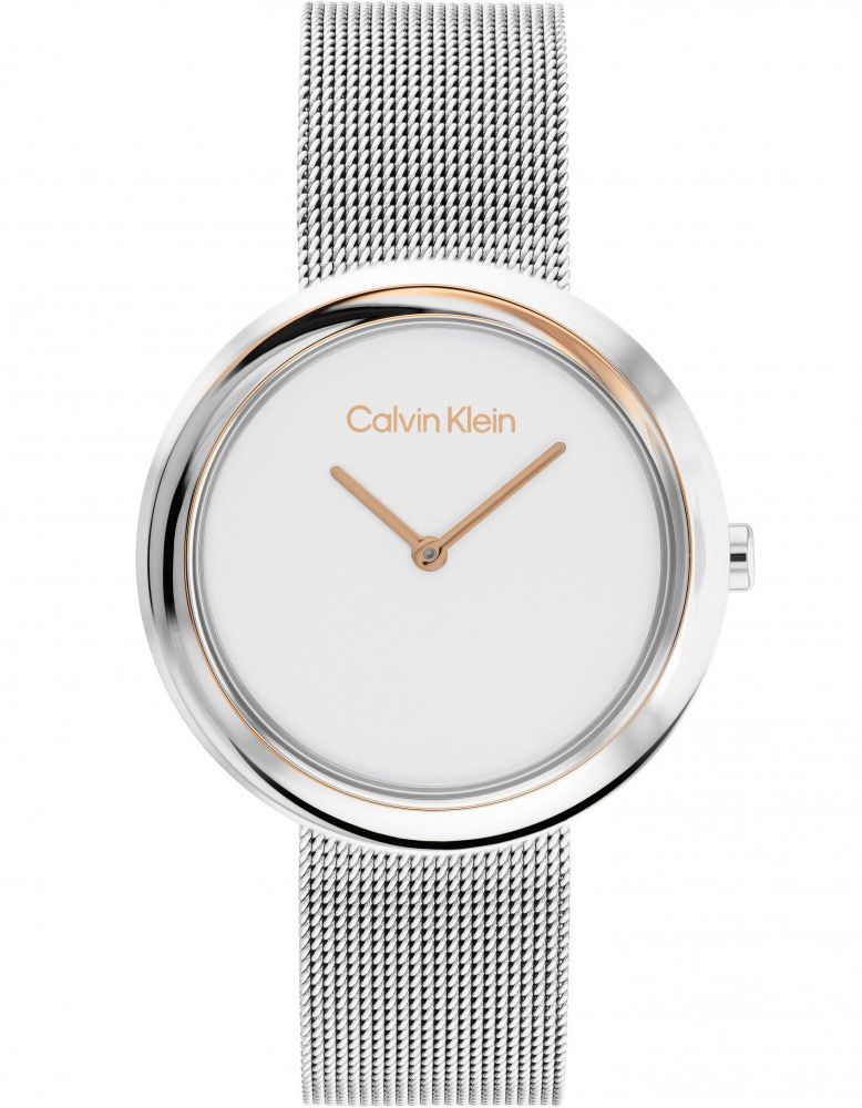 Calvin klein shop women's silver watch