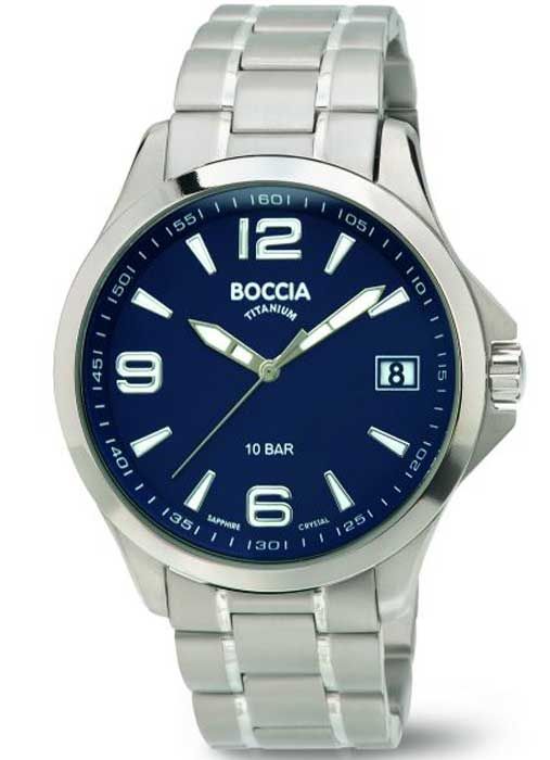 Orologio Uomo Boccia 3599-03 Al Quarzo - Cassa E Cinturino In Titanio Argento, 42 Mm - 5