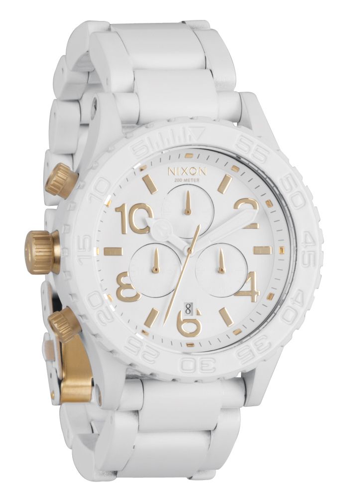 All white nixon watch hotsell