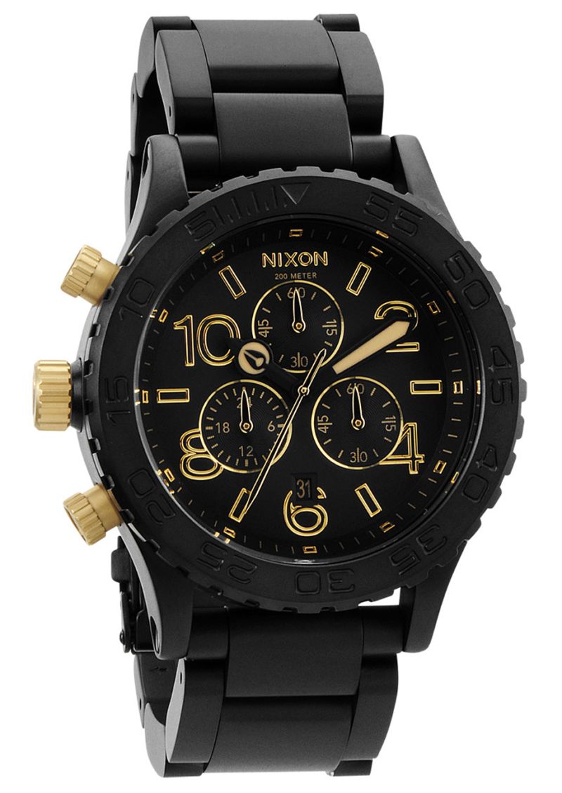 Nixon black on sale gold