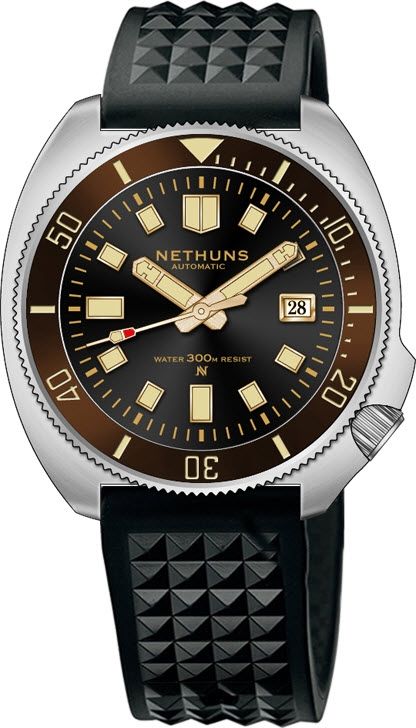 Nethuns Aqua AS301 Steel - automatic watches divers