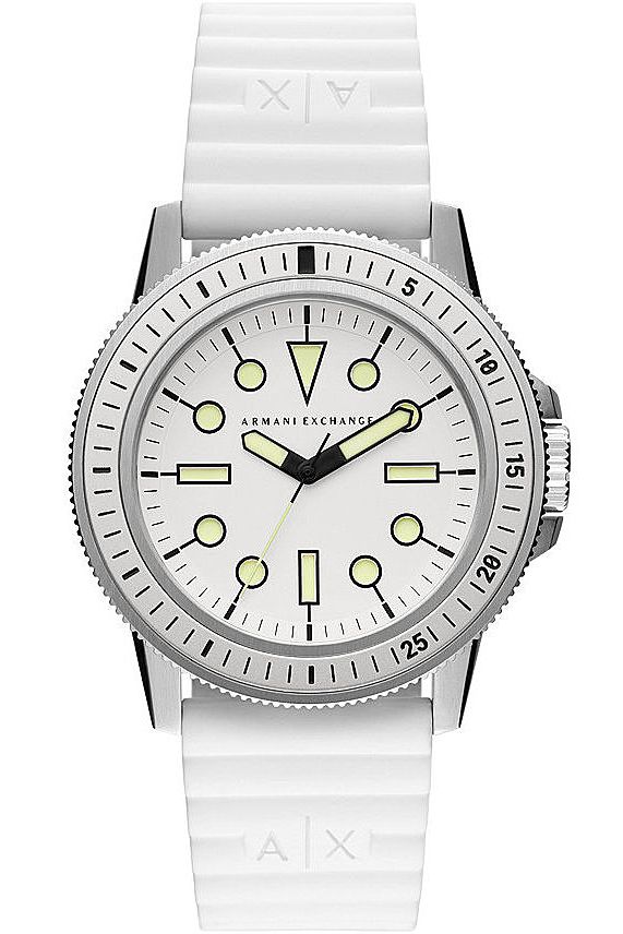 White armani exchange watch on sale