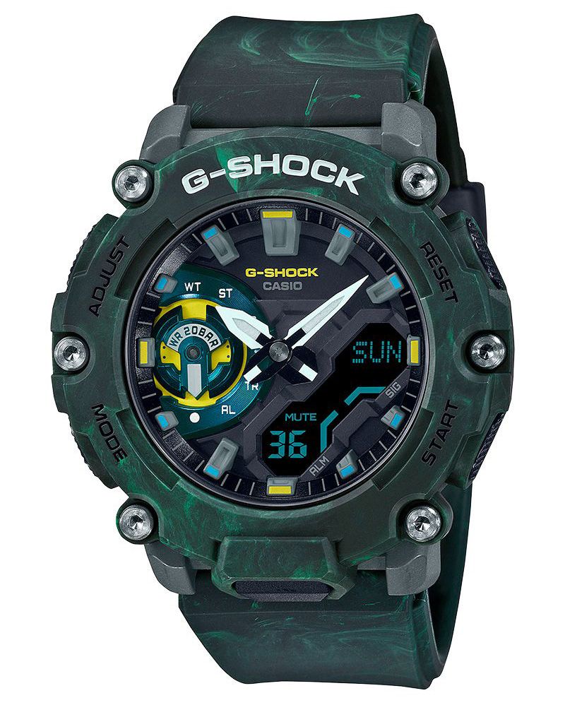 Casio G Shock Mystic Forest GA 2200MFR 3AER GA 2200MFR 3AER