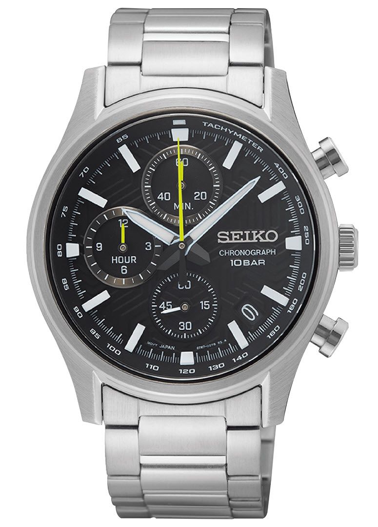 Seiko 39mm Dress Chronograph SSB419P1 SSB419P1