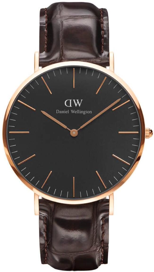 Daniel Wellington Classic Black York Rose Gold 40mm DW00100128