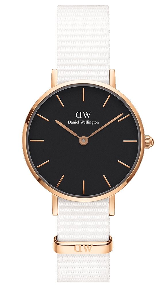 Daniel Wellington Classic Petite Black Dover Rose Gold 28mm DW00100314