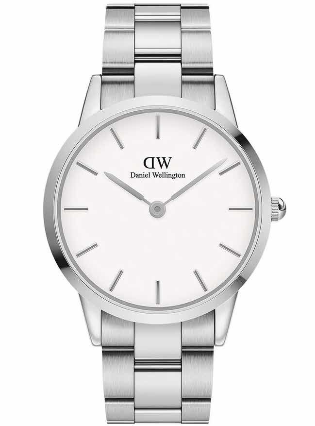 Daniel Wellington Iconic Link 40mm Silver White DW00100341