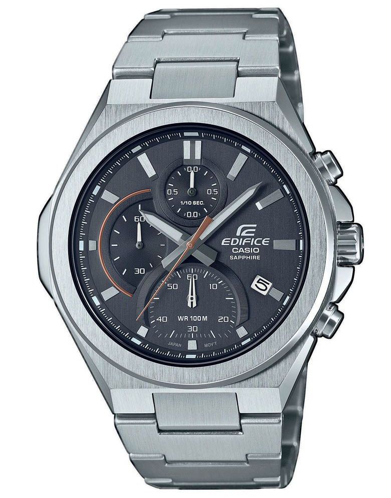Edifice EFV100D-1A Classic Silver Stainless Steel Watch