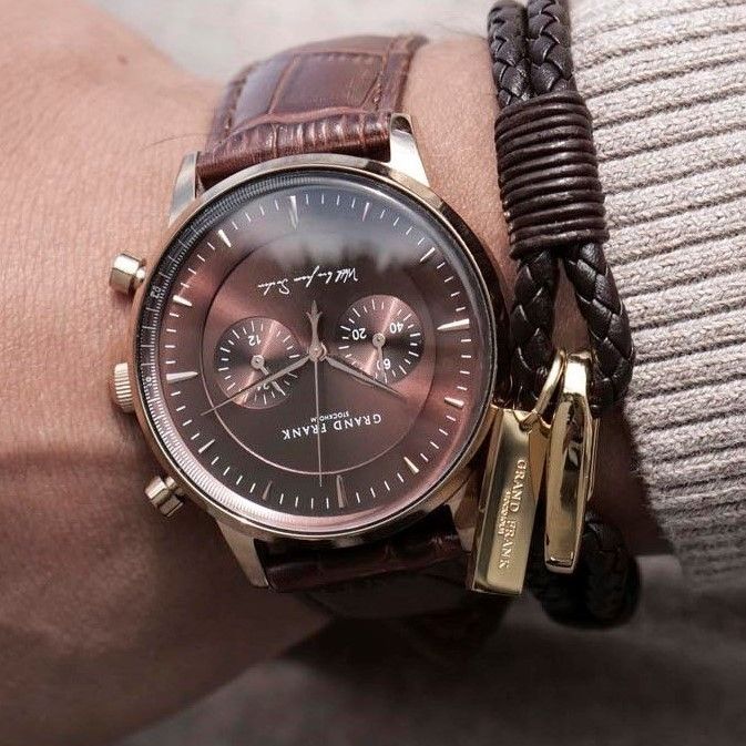 Grand Frank Kingston Brown Chronograph WA20170120 RIP