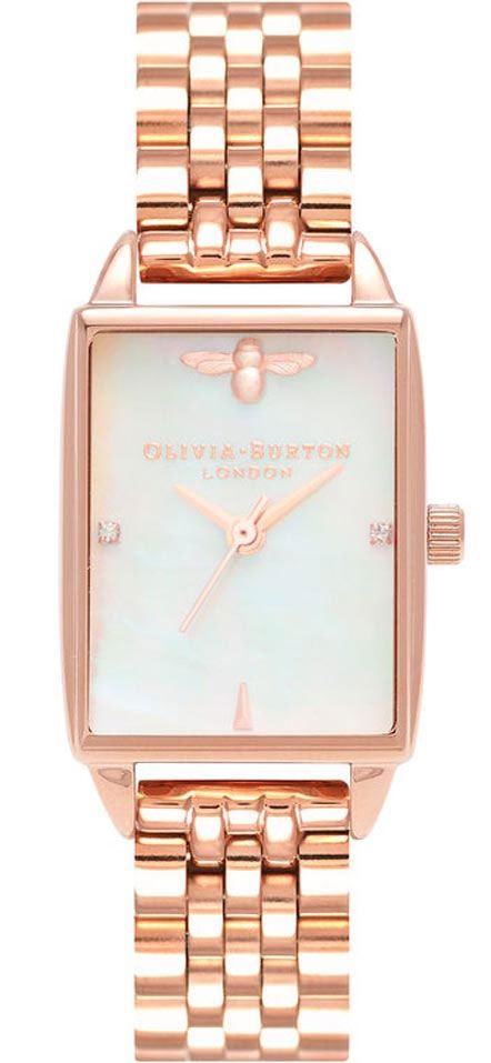 Olivia Burton Bee Hive White Mother of Pearl Rose Gold OB16BH01