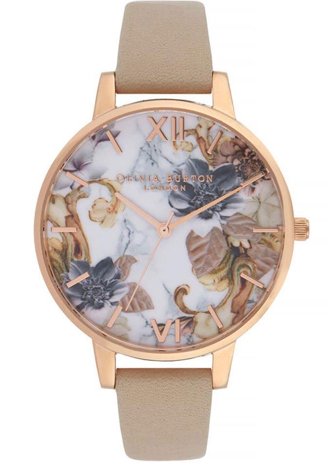 Olivia Burton Marble Florals Sand Rose Gold OB16CS17