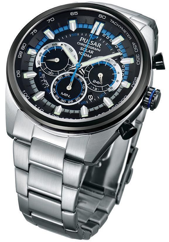 Pulsar solar 2024 chronograph watch