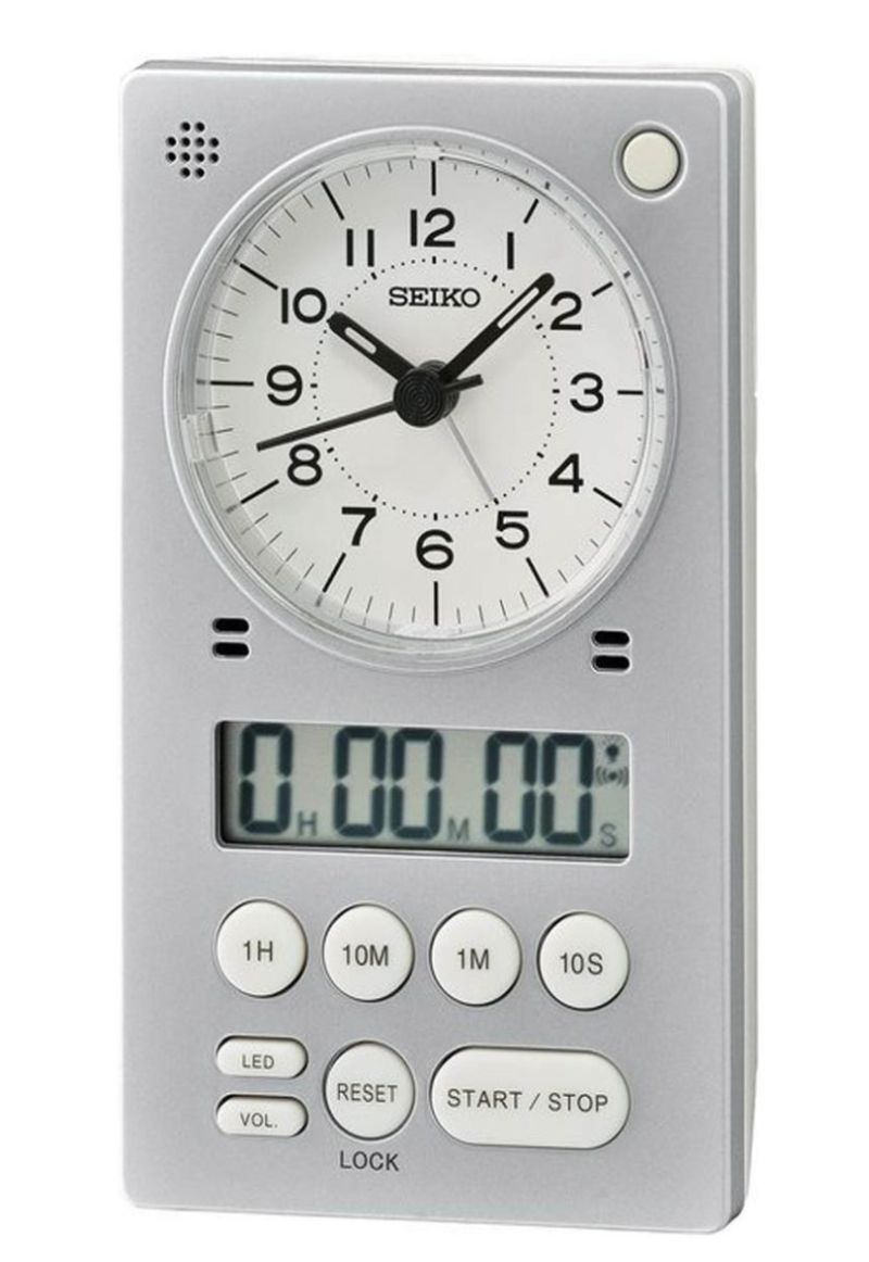 Seiko digital desk clock cheap
