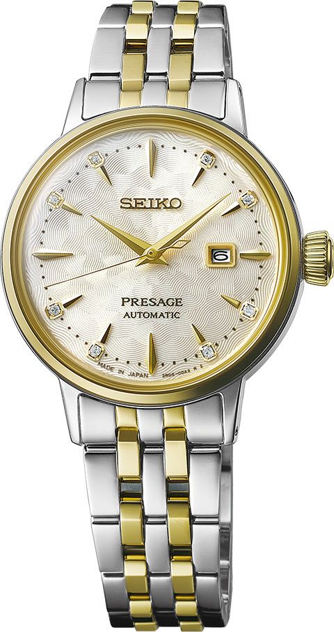 Seiko Presage Cocktail Time White Lady Diamond Twist Automatic SRE010J1  SRE010J1