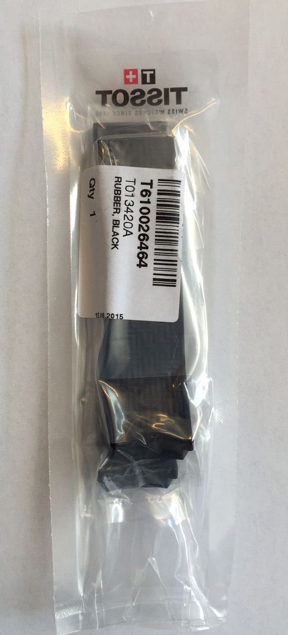 Rubber strap for Tissot T Touch Buckle not included
