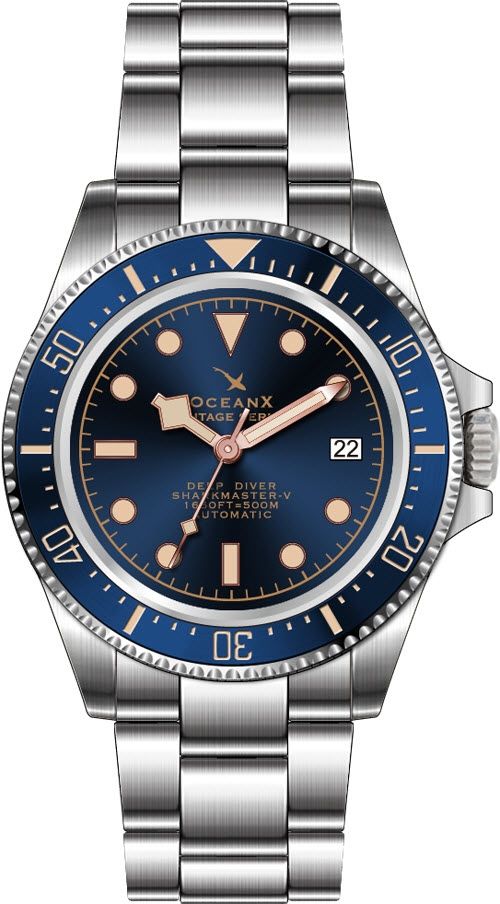 OceanX Sharkmaster V 500 Meters Automatic Diver VSMS522