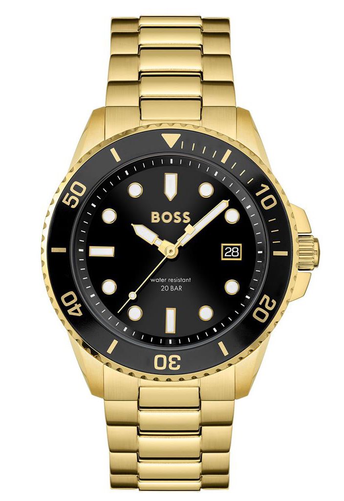Hugo boss waterproof watch deals