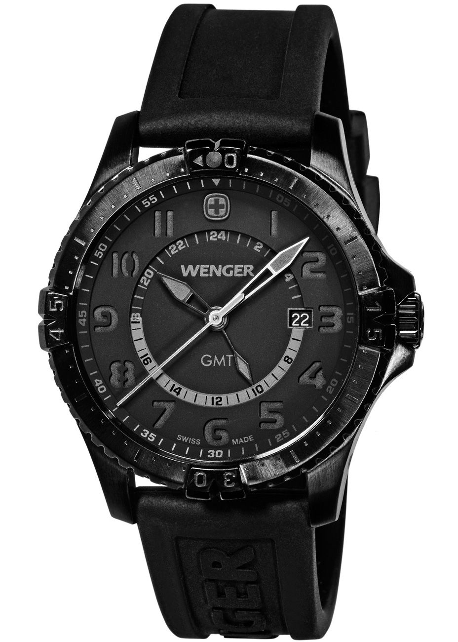 Wenger Squadron GMT All Black 77074 RIP