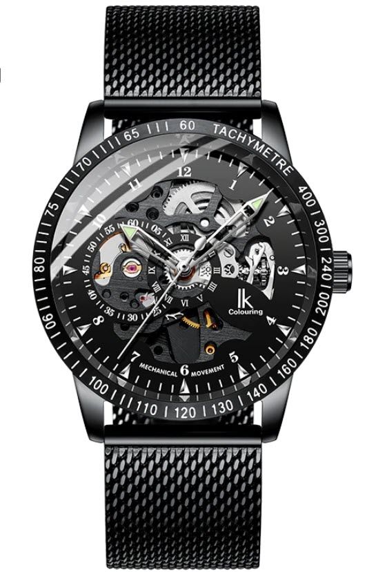 ik coloring skeleton watch