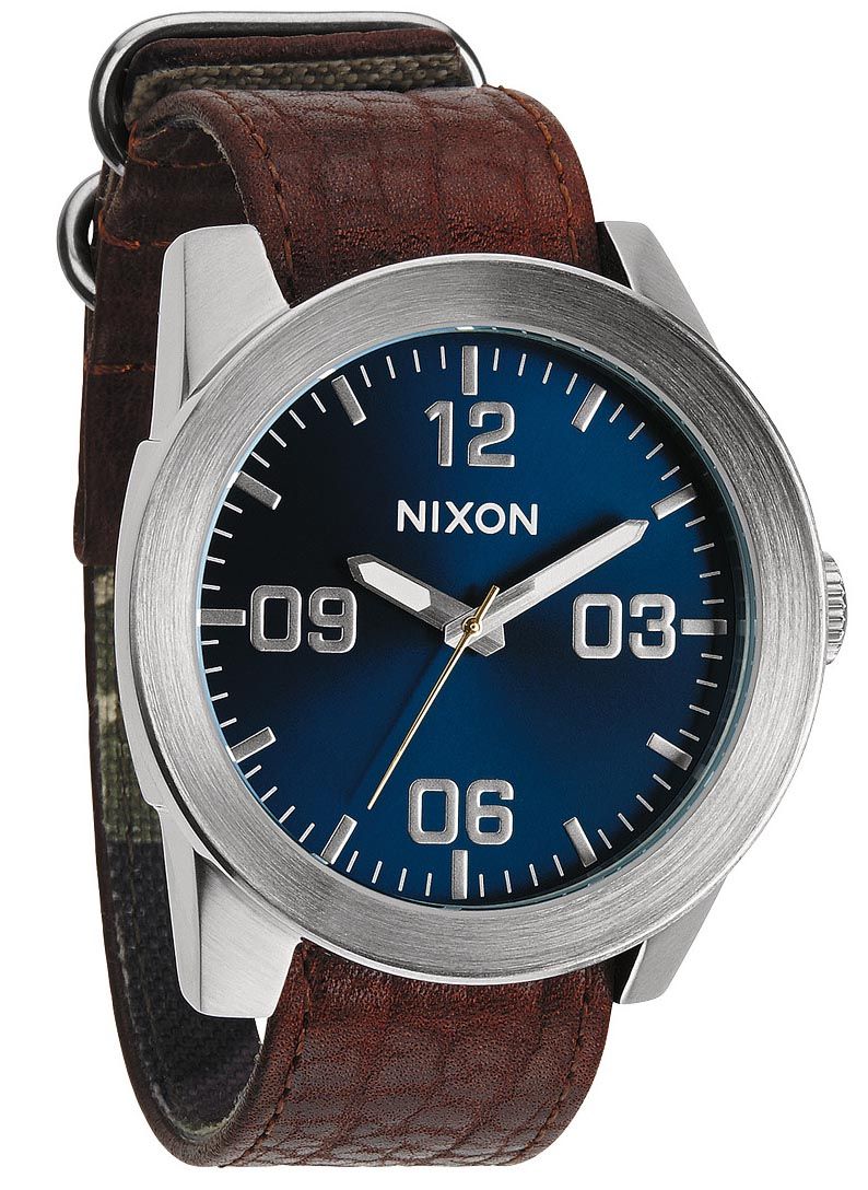 nixon corporal leather