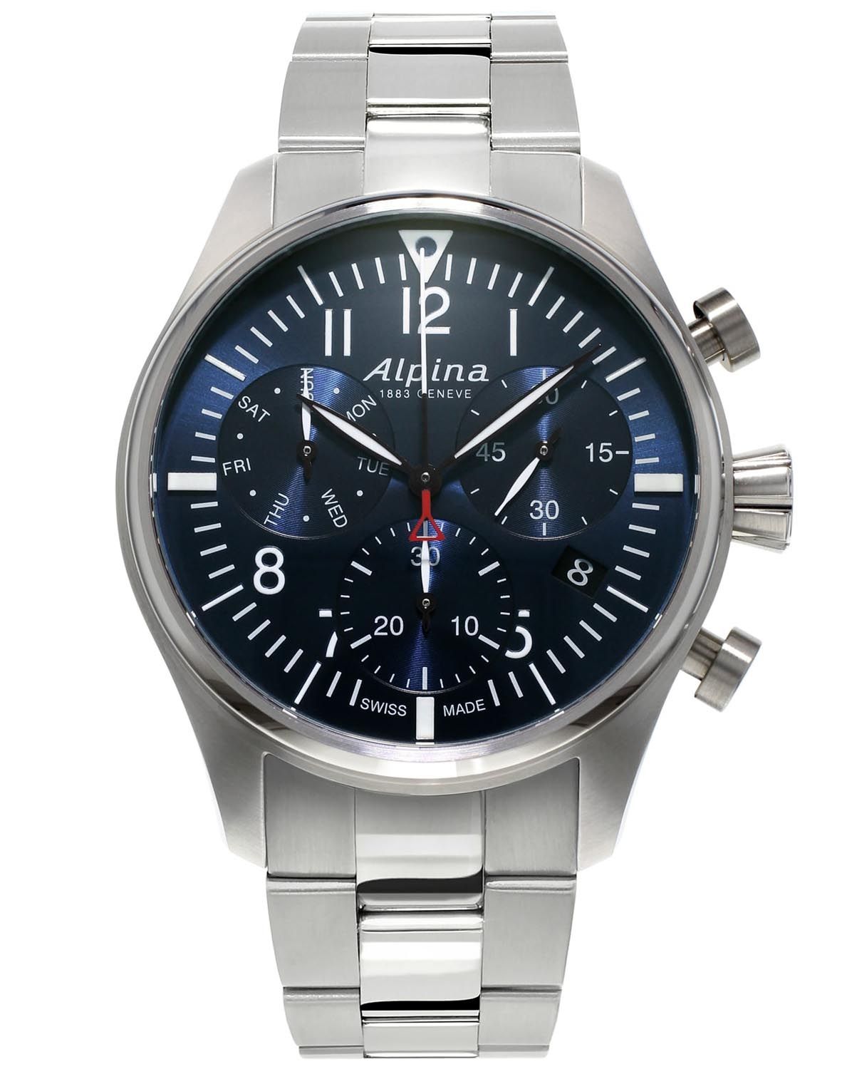 Alpina startimer pilot chronograph quartz clearance
