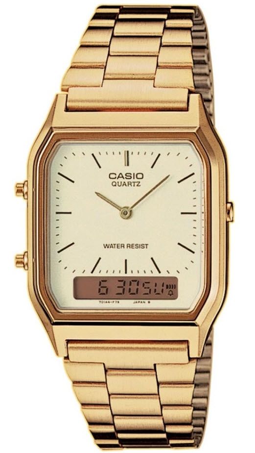 casio collection gold