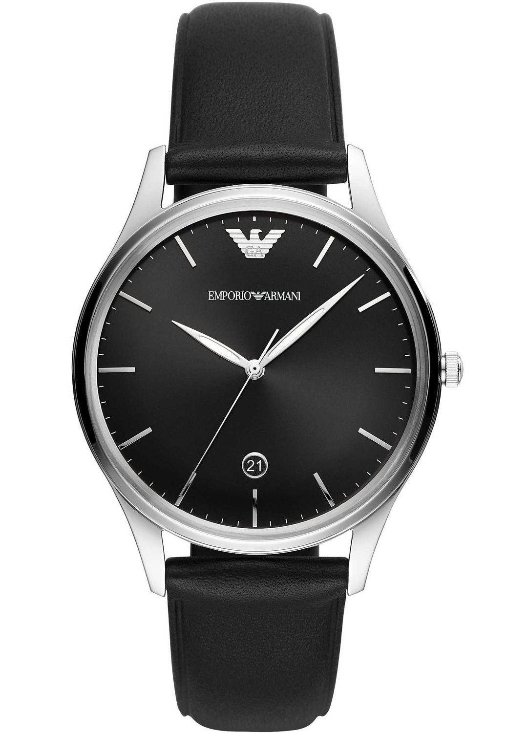 Emporio Armani Mens Adriano Leather Strap Dress Watch AR11287於男裝