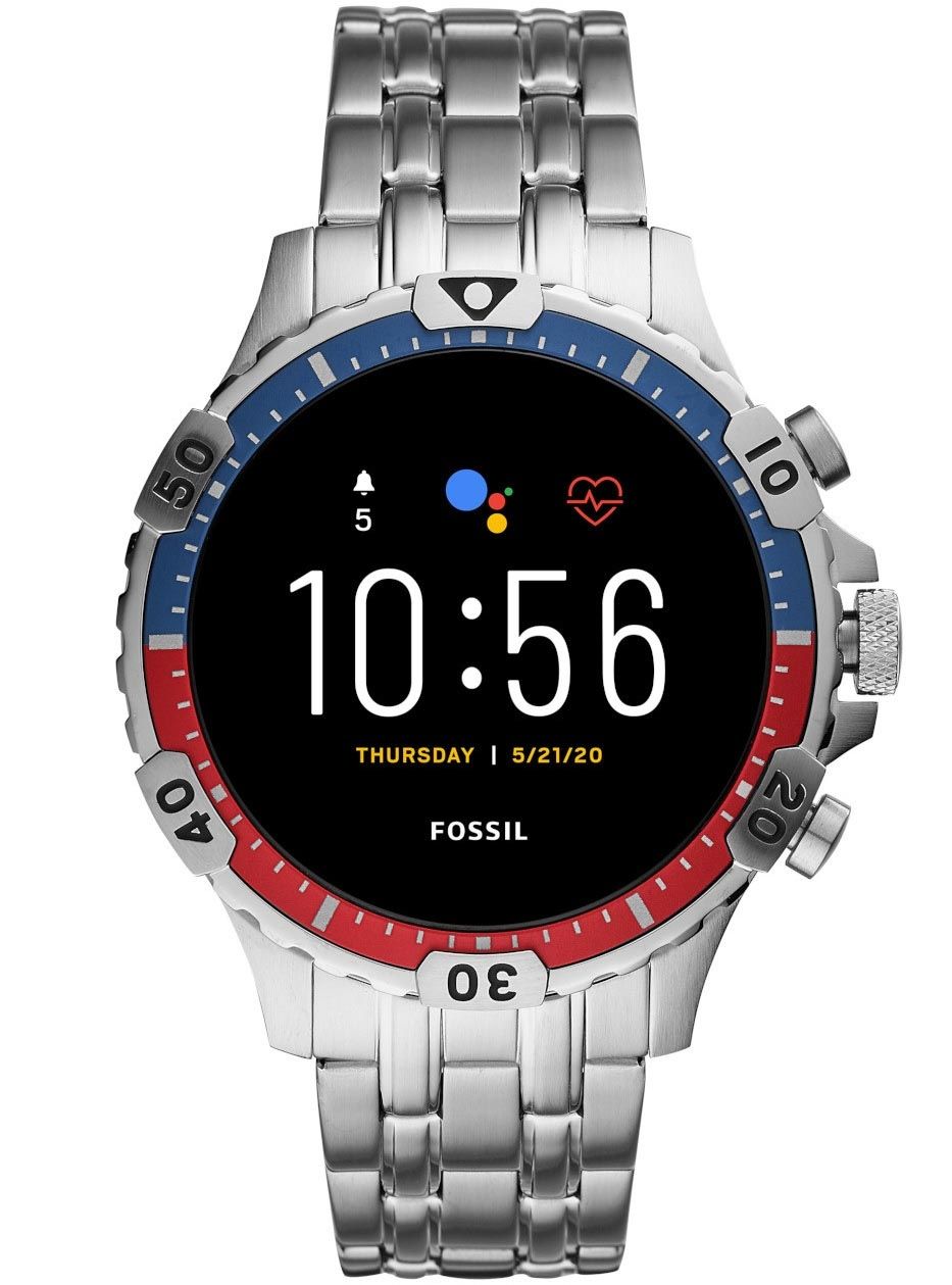 Fossil GEN 5 Smartwatch Garret HR Stainless Steel FTW4040