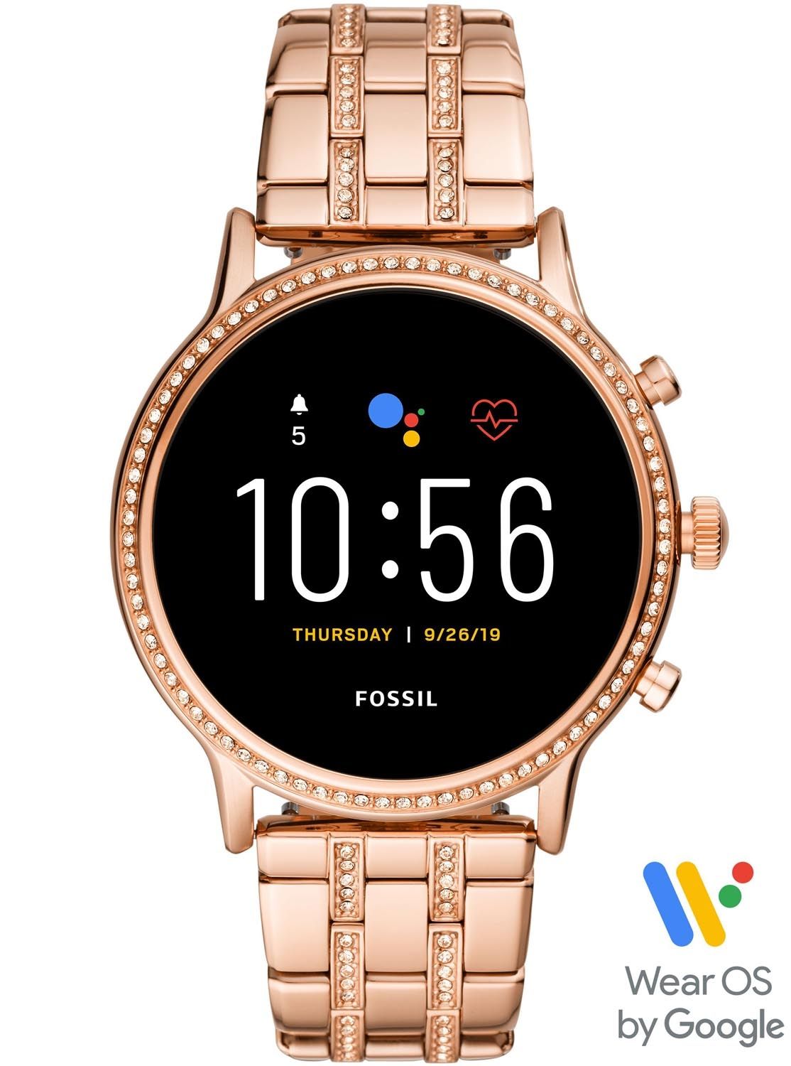 fossil gazer rose gold