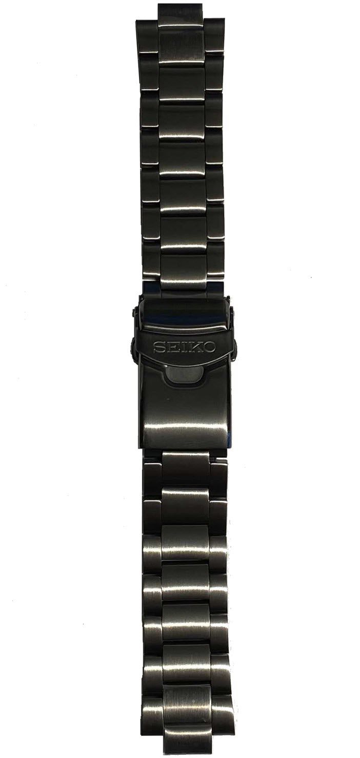 Gunmetal Steel Strap For Seiko 5 Sports