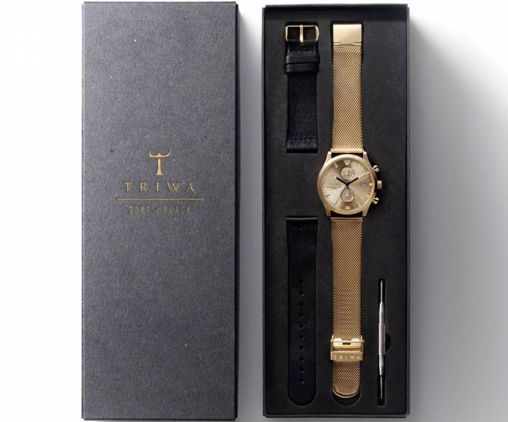 Triwa hotsell gold watch