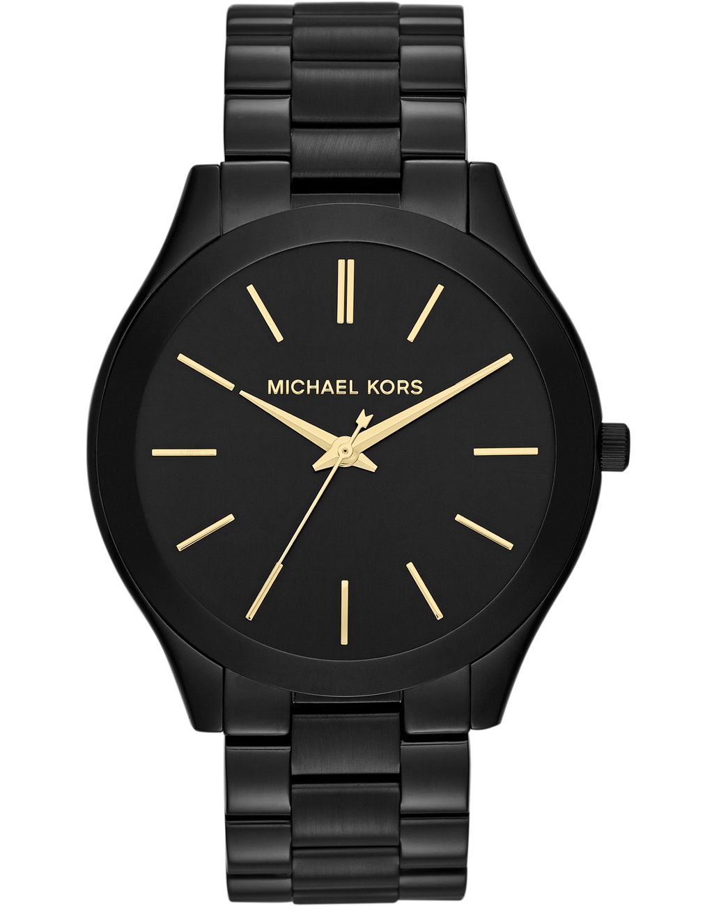 Black gold michael kors watch 2025