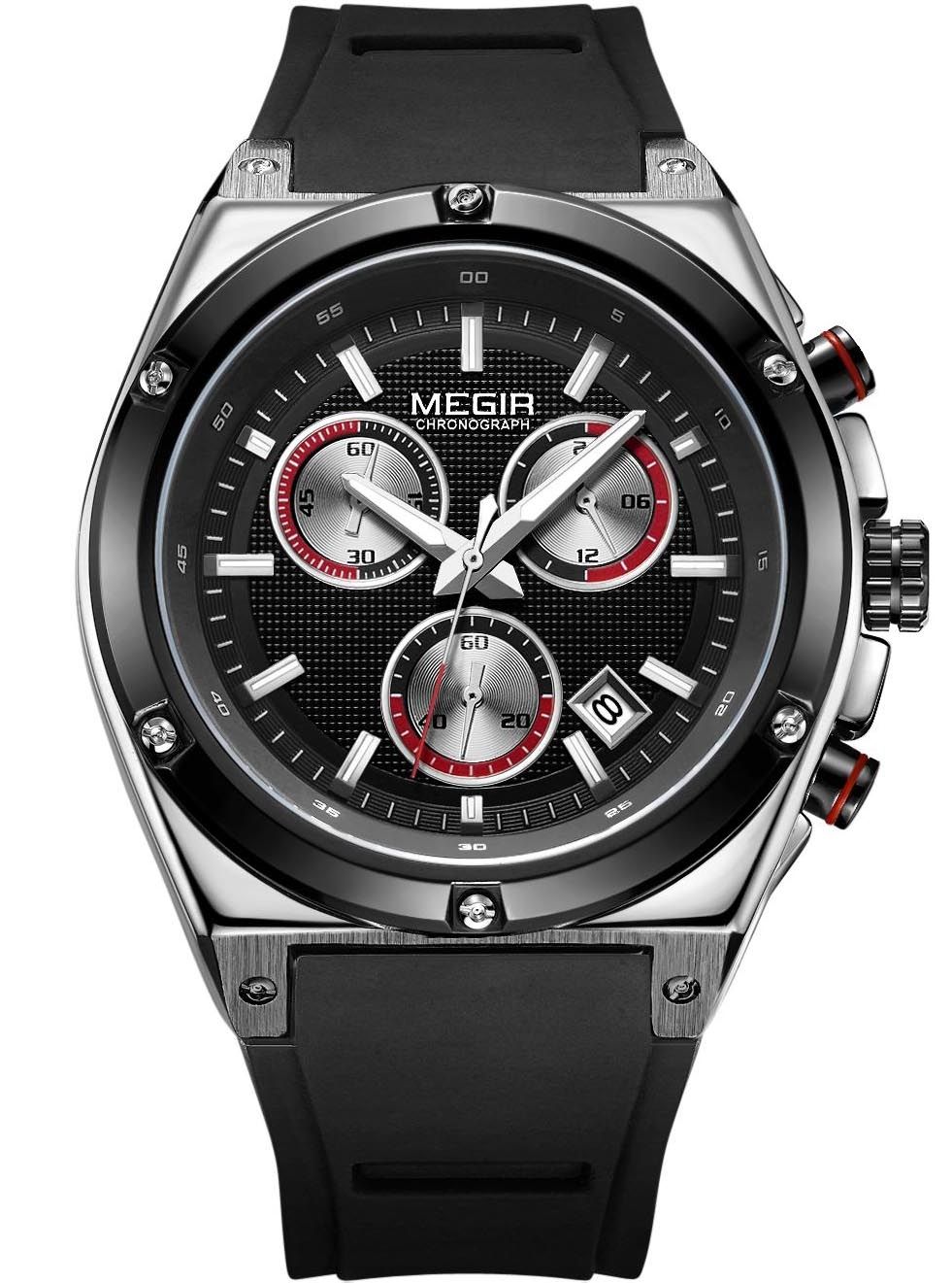 Megir Chronograph MN2073GS BK 1 RIP