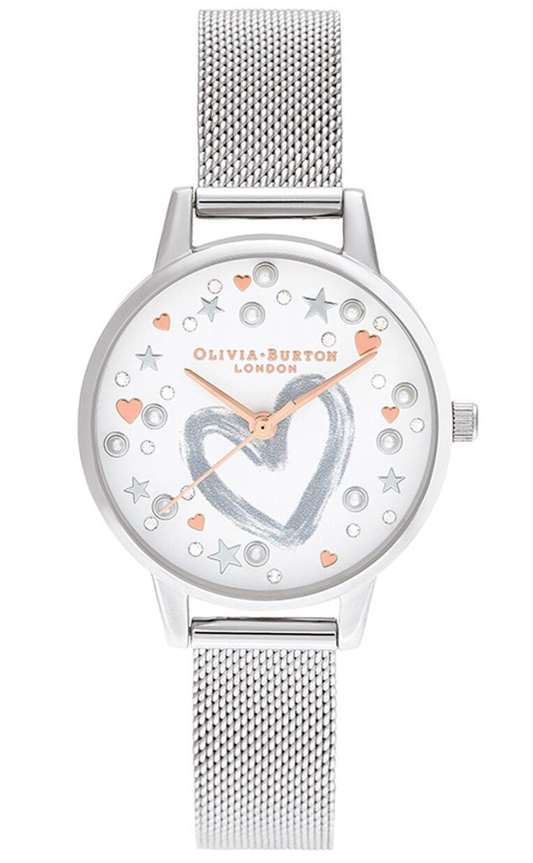 olivia burton gold and silver watch
