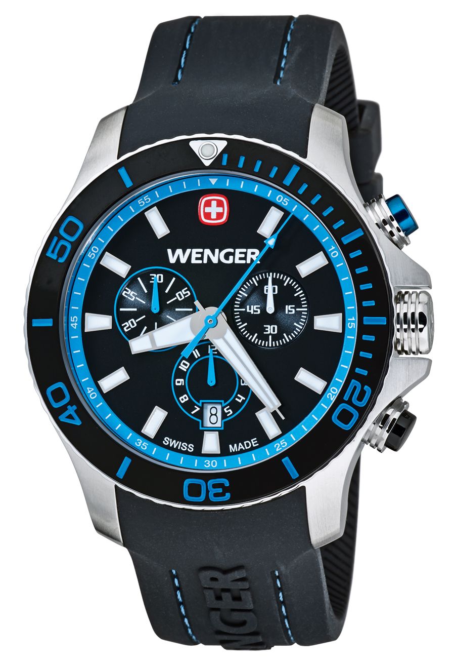 Wenger seaforce blue dial men's watch 2025