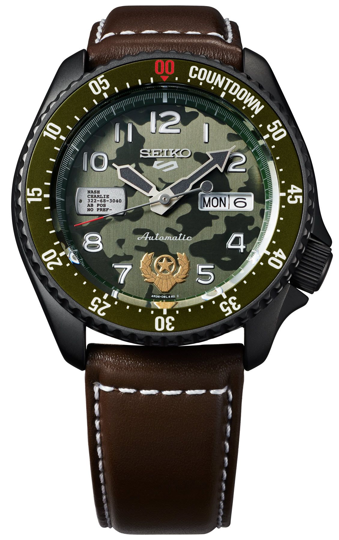 Seiko 5 X Street Fighter Guile Limited 