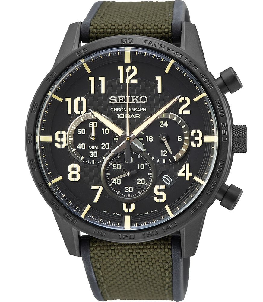 Original Men's watch Seiko SSB369P1 Chronograph | Men's watches \\ Color \\  Other Colors Men's watches \\ Mechanism and Functions \\ Analog \\ Indexes -  Arabic Numerals Men's watches \\ Mechanism and