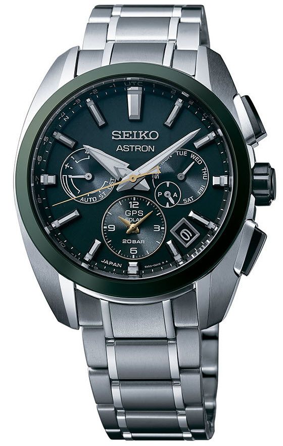 Seiko Astron GPS Solar Limited Edition (2000 pieces worldwide) Green Gold  Titanium SSH071J1