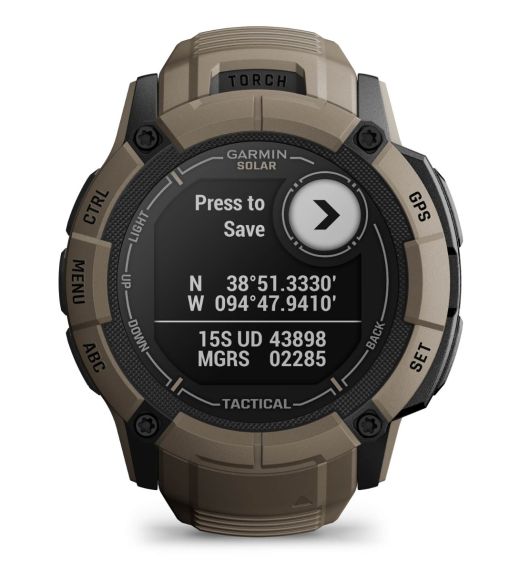 Garmin Instinct 2X Solar - Tactical Edition Coyote Tan 010-02805-02