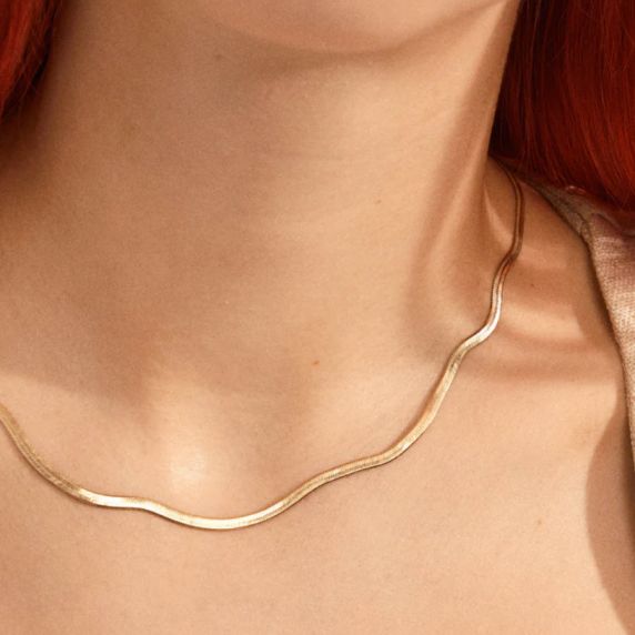 Pilgrim JOANNA Recycled Flat Snake Chain