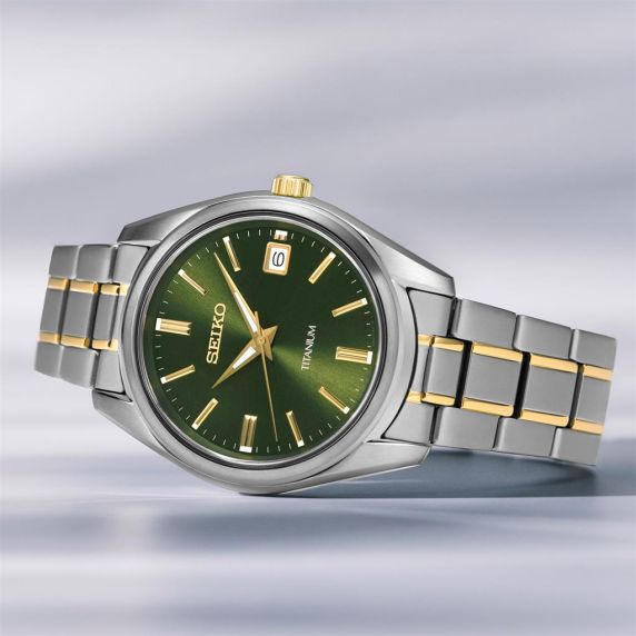 Seiko solar on sale titanium sapphire